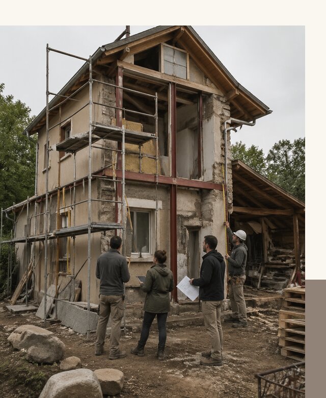 Реконструкция загородного дома под ключ в Кизляре от бюро