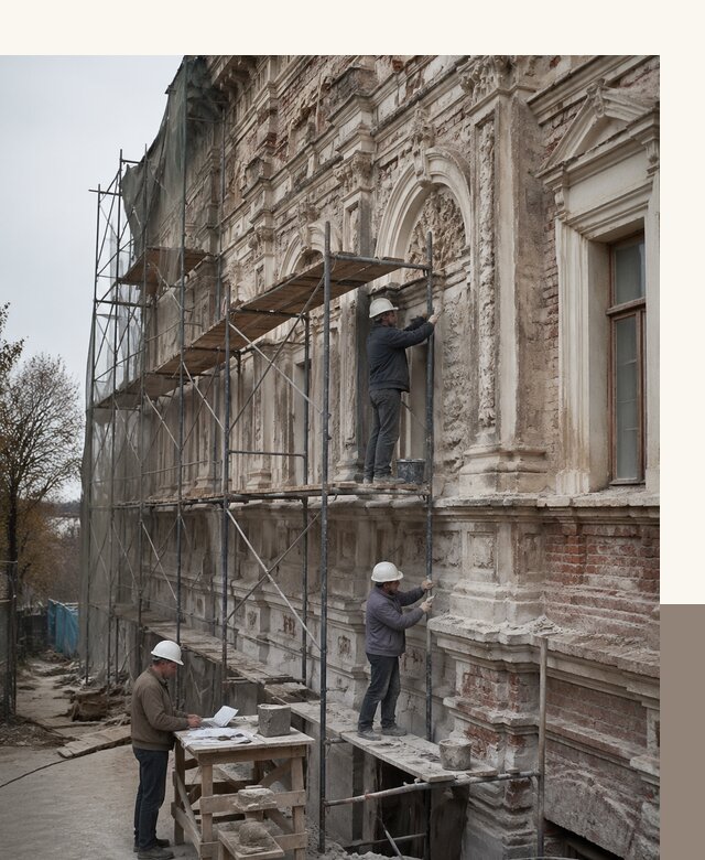 Реставрация объектов культурного наследия под ключ в Кизляре